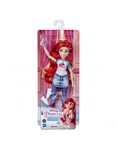 Papusa Printesa Ariel Colectia Comfy Squad,E9160