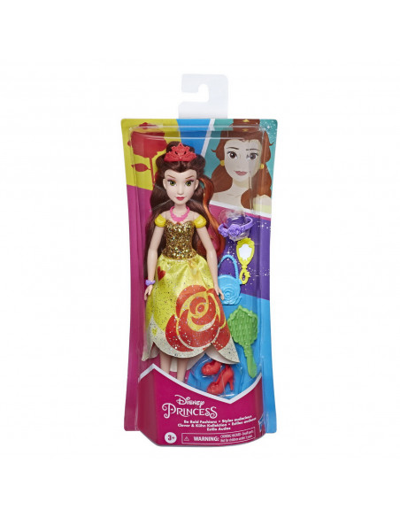 Papusa Printesa Belle Accesorizata Cu Stil,E3048_E6621