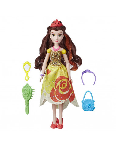 Papusa Printesa Belle Accesorizata Cu Stil,E3048_E6621