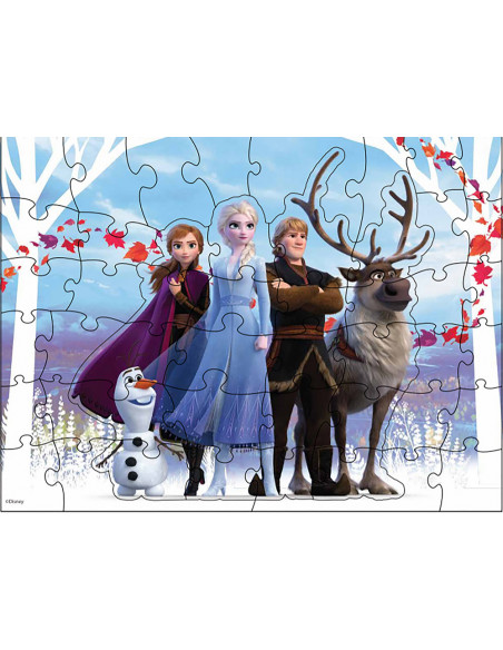 Puzzle Surpriza Frozen2 Cu 48 Piese In Cutie Diamant,6053767