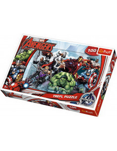 Puzzle Trefl 100 Incepe Atacul Marvel,16272