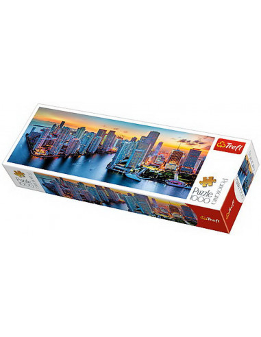 Puzzle Trefl 1000 Panorama Miami La Apus,29027