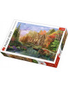 Puzzle Trefl 1500 Casuta De Langa Lac,26136