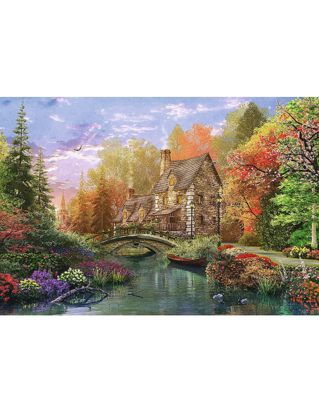 Puzzle Trefl 1500 Casuta De Langa Lac,26136