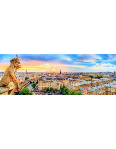 Puzzle Trefl Panorama 1000 Imagine De Pe Catedrala Notre Dame