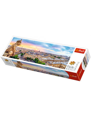 Puzzle Trefl Panorama 1000 Imagine De Pe Catedrala Notre Dame