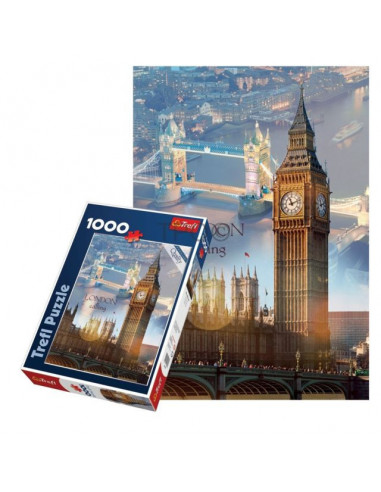 Puzzle Trefl 1000 Zori De Zi La Londra,10395