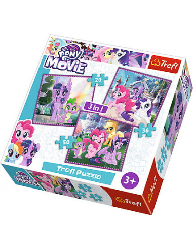 Puzzle Trefl 3in1 Magia Prieteniei,34823