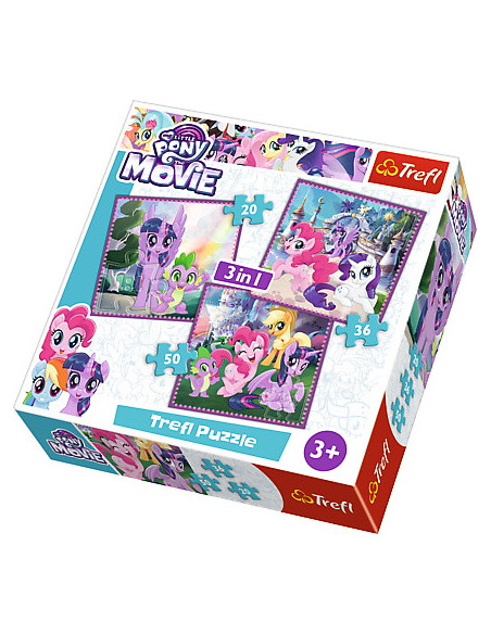 Puzzle Trefl 3in1 Magia Prieteniei,34823