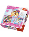 Puzzle Trefl 3in1 Lumea Minunata A Printeselor,34833