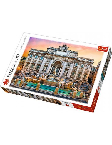 Puzzle Trefl 500 Fontanna Di Trevi Roma,37292