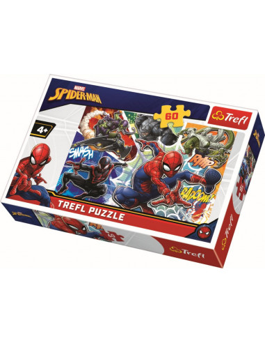 Puzzle Trefl 60 Curajosul Spiderman,17311