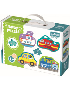 Puzzle Trefl Baby Clasic Vehicule Pentru Transport 8 Piese,36075