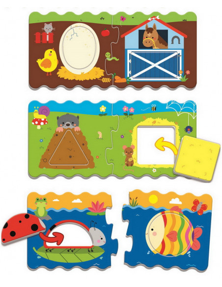 Puzzle Trefl Baby Clasic Sorteaza Formele 12 Piese,36078