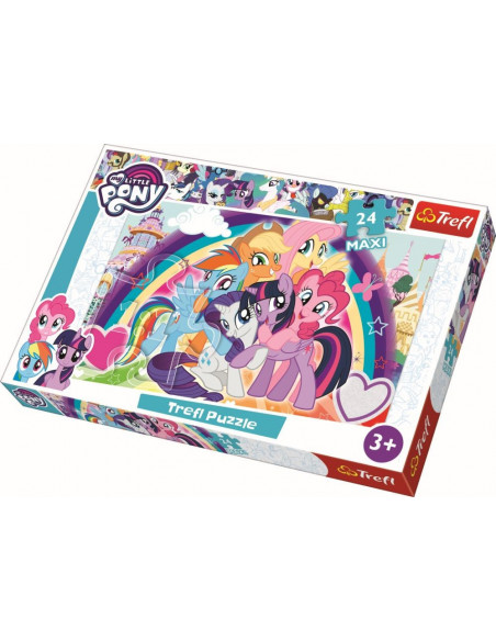 Puzzle Trefl 24 Maxi Ponei Fericiti,14269