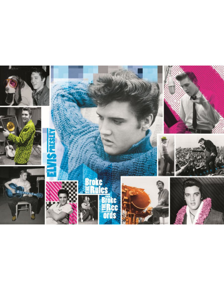 Puzzle Trefl 1000 Elvis Presley Intotdeauna Tanar,10541