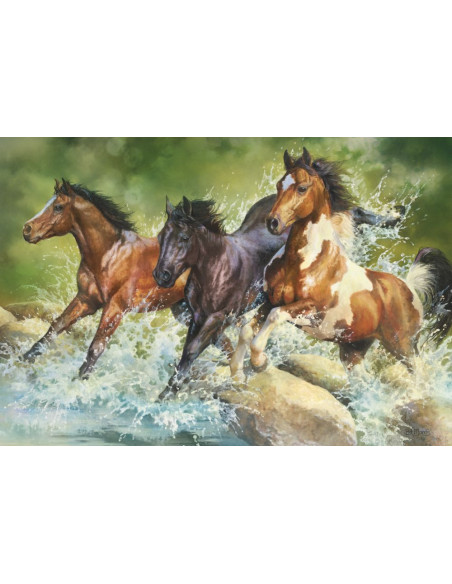 Puzzle Trefl 1500 Trei Cai Salbatici,26148