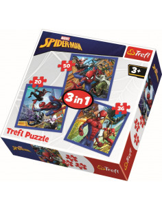 Puzzle Trefl 3in1 Forta Paianjenului,34841