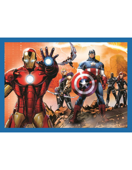 Puzzle Trefl 4in1 Razbunatorii Neinfricati,34310