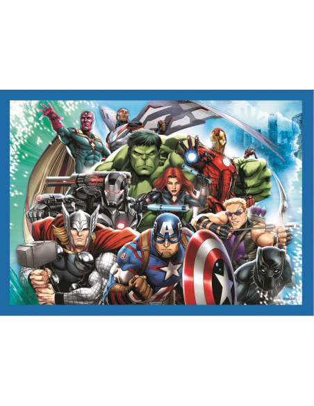 Puzzle Trefl 4in1 Razbunatorii Neinfricati,34310
