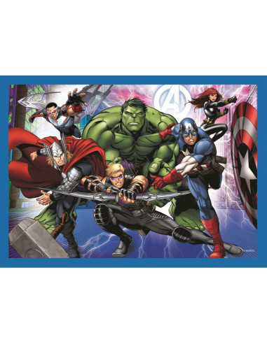 Puzzle Trefl 4in1 Razbunatorii Neinfricati,34310