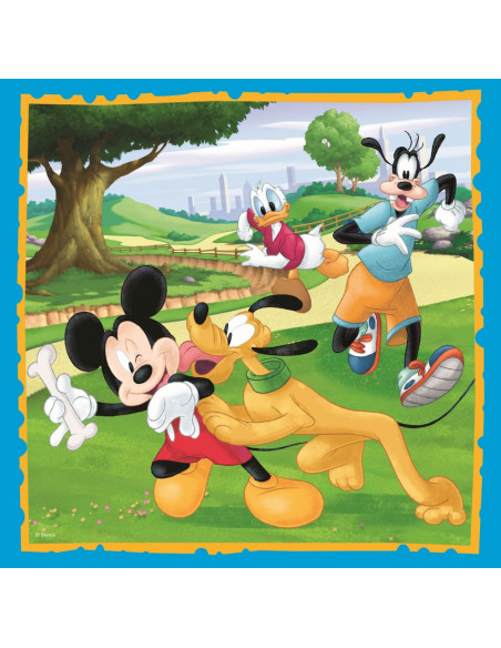 Puzzle Trefl 3in1 Mickey Mouse Si Prietenii,34846