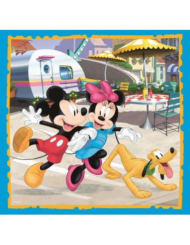 Puzzle Trefl 3in1 Mickey Mouse Si Prietenii,34846