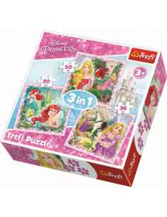 Puzzle Trefl 3in1 Printese,34842