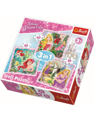 Puzzle Trefl 3in1 Printese,34842