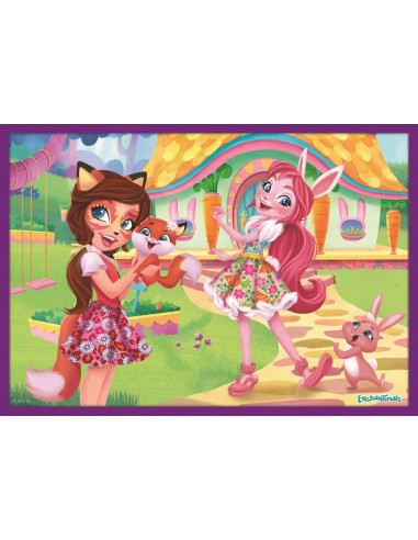 Puzzle Trefl 10in1 Aventurile Enchantimals,90354