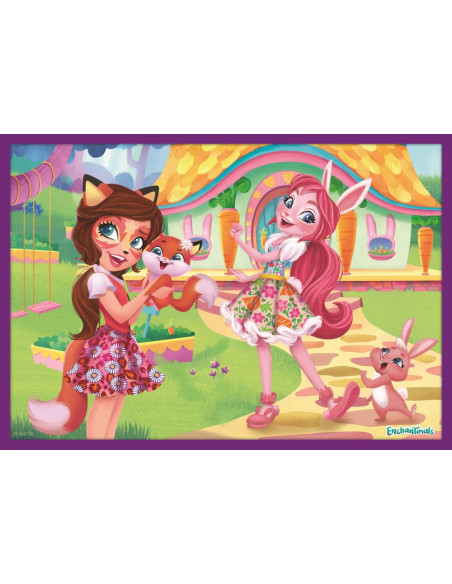 Puzzle Trefl 10in1 Aventurile Enchantimals,90354