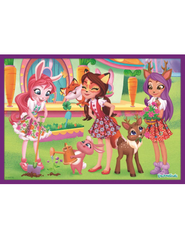 Puzzle Trefl 10in1 Aventurile Enchantimals,90354
