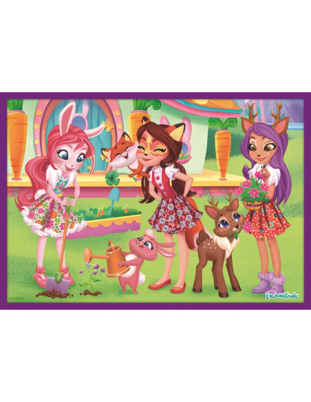 Puzzle Trefl 10in1 Aventurile Enchantimals,90354