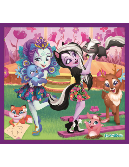 Puzzle Trefl 10in1 Aventurile Enchantimals,90354