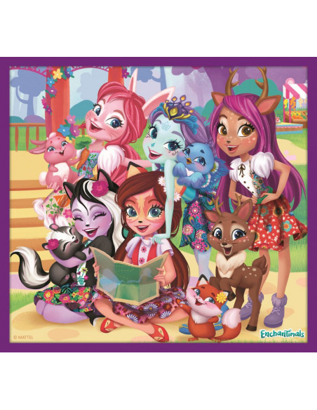 Puzzle Trefl 10in1 Aventurile Enchantimals,90354