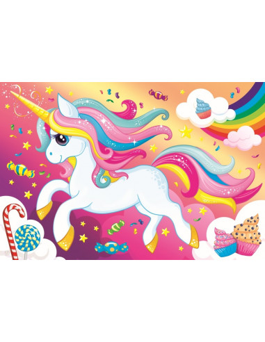 Puzzle Trefl 100 Frumosul Unicorn,16386