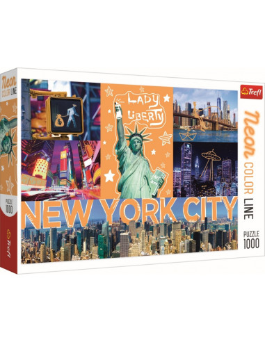 Puzzle Trefl 1000 New York Neon,10579