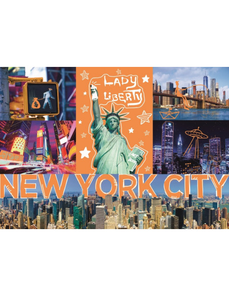 Puzzle Trefl 1000 New York Neon,10579