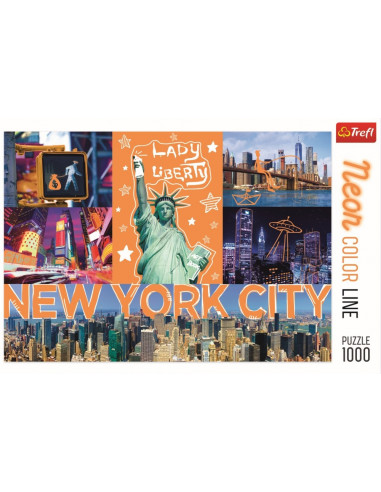 Puzzle Trefl 1000 New York Neon,10579