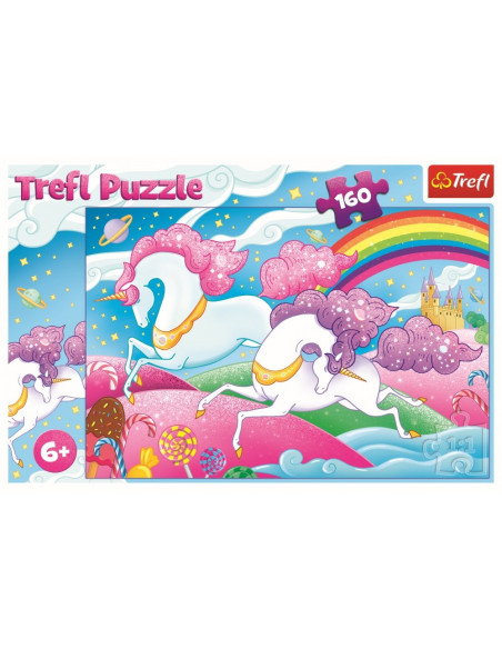 Puzzle Trefl 160 Unicorni,15372