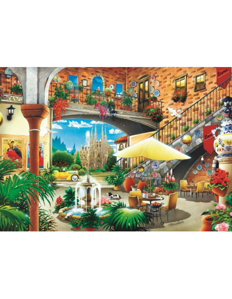 Puzzle Trefl 2000 Vedere Din Barcelona,27105