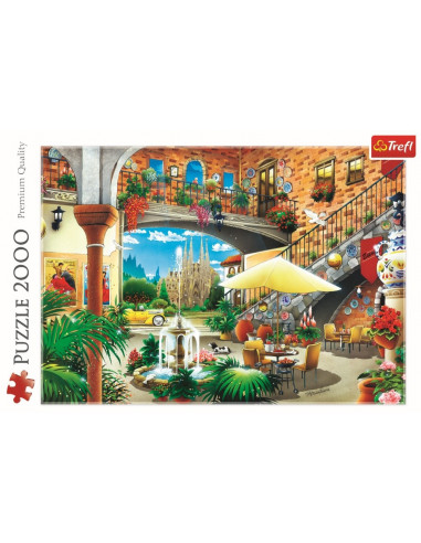 Puzzle Trefl 2000 Vedere Din Barcelona,27105