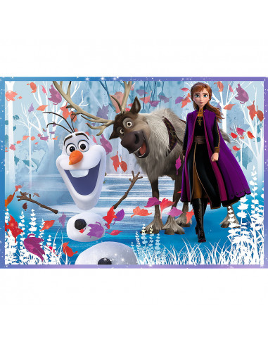 Puzzle Trefl 4in1 Frozen2 Calatorie Catre Necunoscut,34323