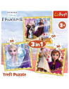 Puzzle Trefl 3in1 Frozen2 Ana Si Elsa,34847