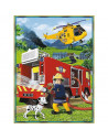 Puzzle Trefl 2in1 Memo Pompierii In Actiune,90791
