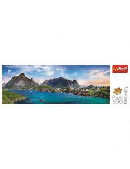 Puzzle Trefl Panorama 500 Arhipelagul Norvegian Lofoten,29500