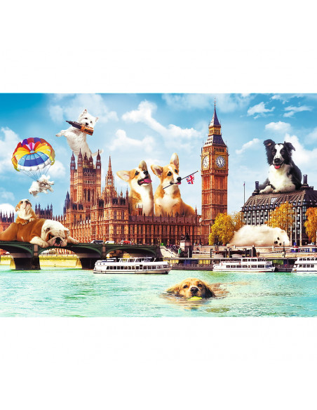 Puzzle Trefl 1000 Catelusi La Londra,10596