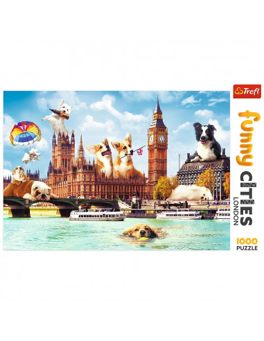 Puzzle Trefl 1000 Catelusi La Londra,10596