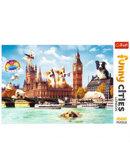Puzzle Trefl 1000 Catelusi La Londra,10596