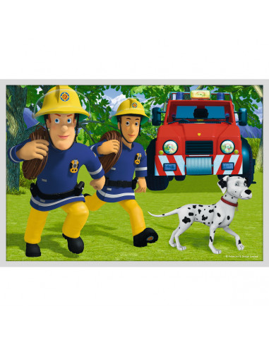 Puzzle Trefl 10in1 Echipa Pompierului Sam,90356